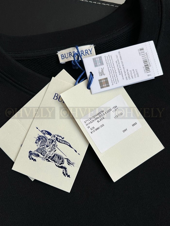 【 ZP 】Burberry 코튼 스웨트셔츠 (매장가 119만원)