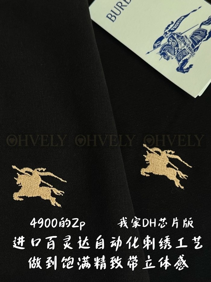 【 ZP 】Burberry 크루넥 리브드 커프 맨투맨 (매장가 98만원)