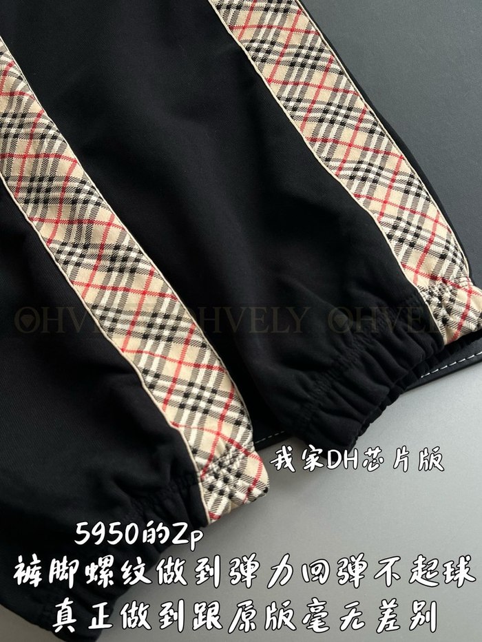 【 ZP 】Burberry 사이드 스몰 체크 바지 (매장가 119만원)