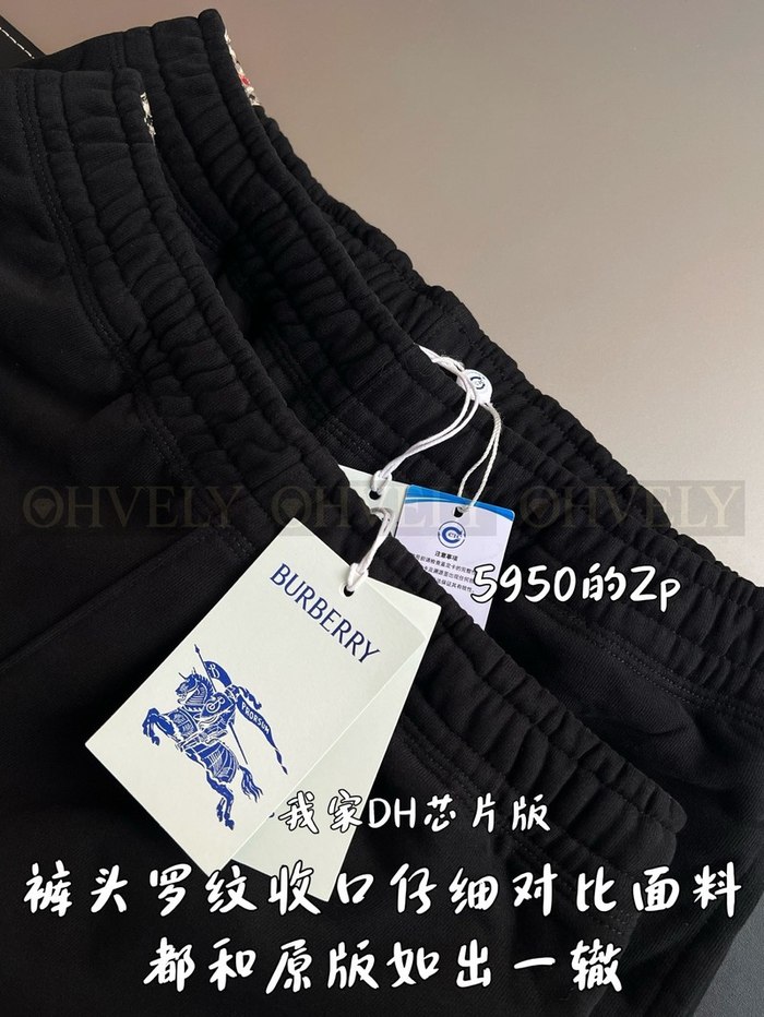 【 ZP 】Burberry 사이드 스몰 체크 바지 (매장가 119만원)