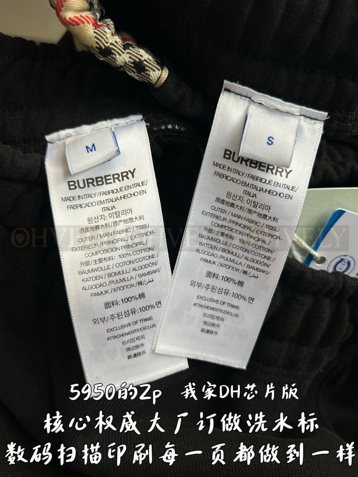 【 ZP 】Burberry 사이드 스몰 체크 바지 (매장가 119만원)