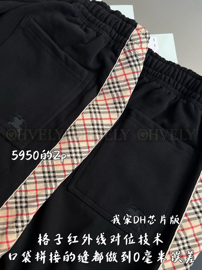 【 ZP 】Burberry 사이드 스몰 체크 바지 (매장가 119만원)