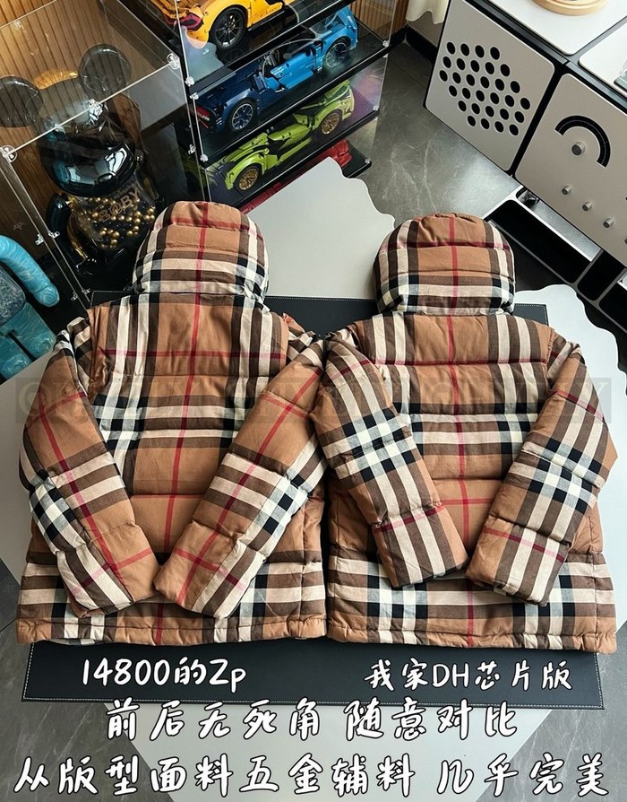 【 ZP 】Burberry 체크 다운 패딩 (매장가 296만원)