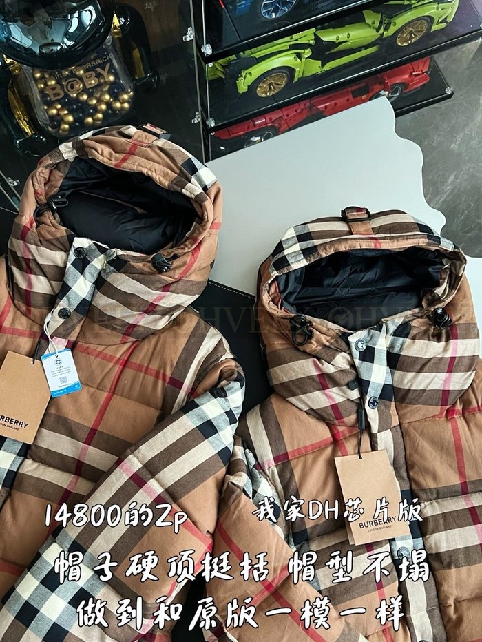 【 ZP 】Burberry 체크 다운 패딩 (매장가 296만원)