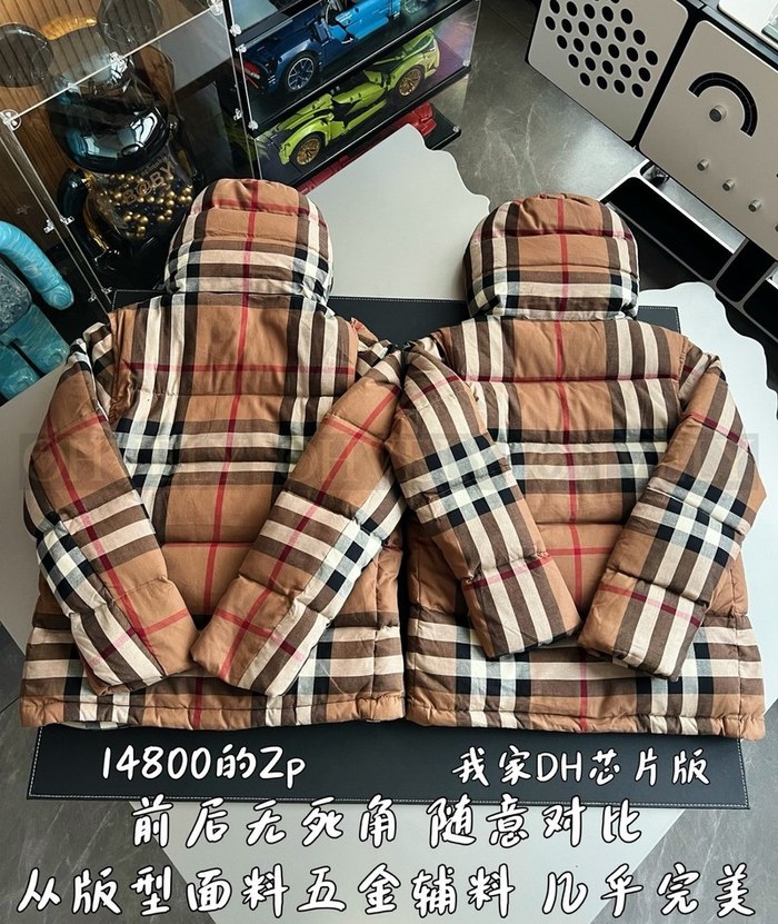 【 ZP 】Burberry 체크 다운 패딩 (매장가 296만원)