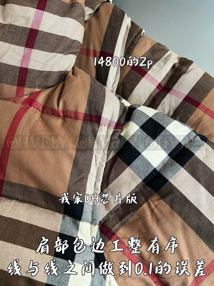 【 ZP 】Burberry 체크 다운 패딩 (매장가 296만원)