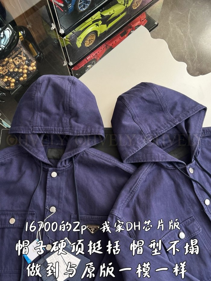 【 ZP 】Prada 후드 자켓 (매장가 334만원)