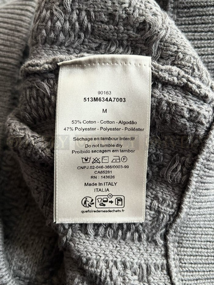 【 ZP 】DIOR 스웨터 (매장가 380만원)