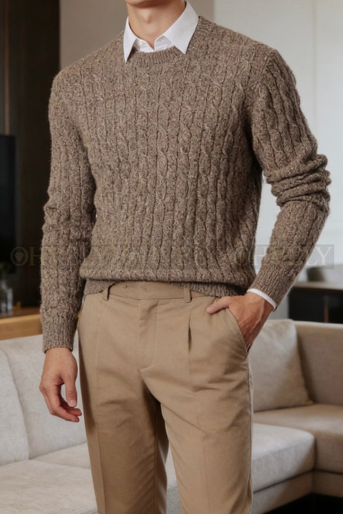 【 ZP 】LoroPiana 라운드 스웨터 (매장가 370만원)