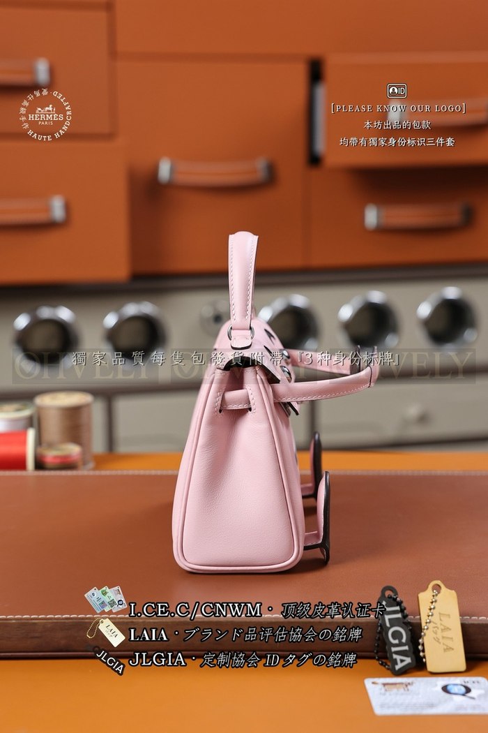 Hermès KELLY DOLL Rose Sakura 은장