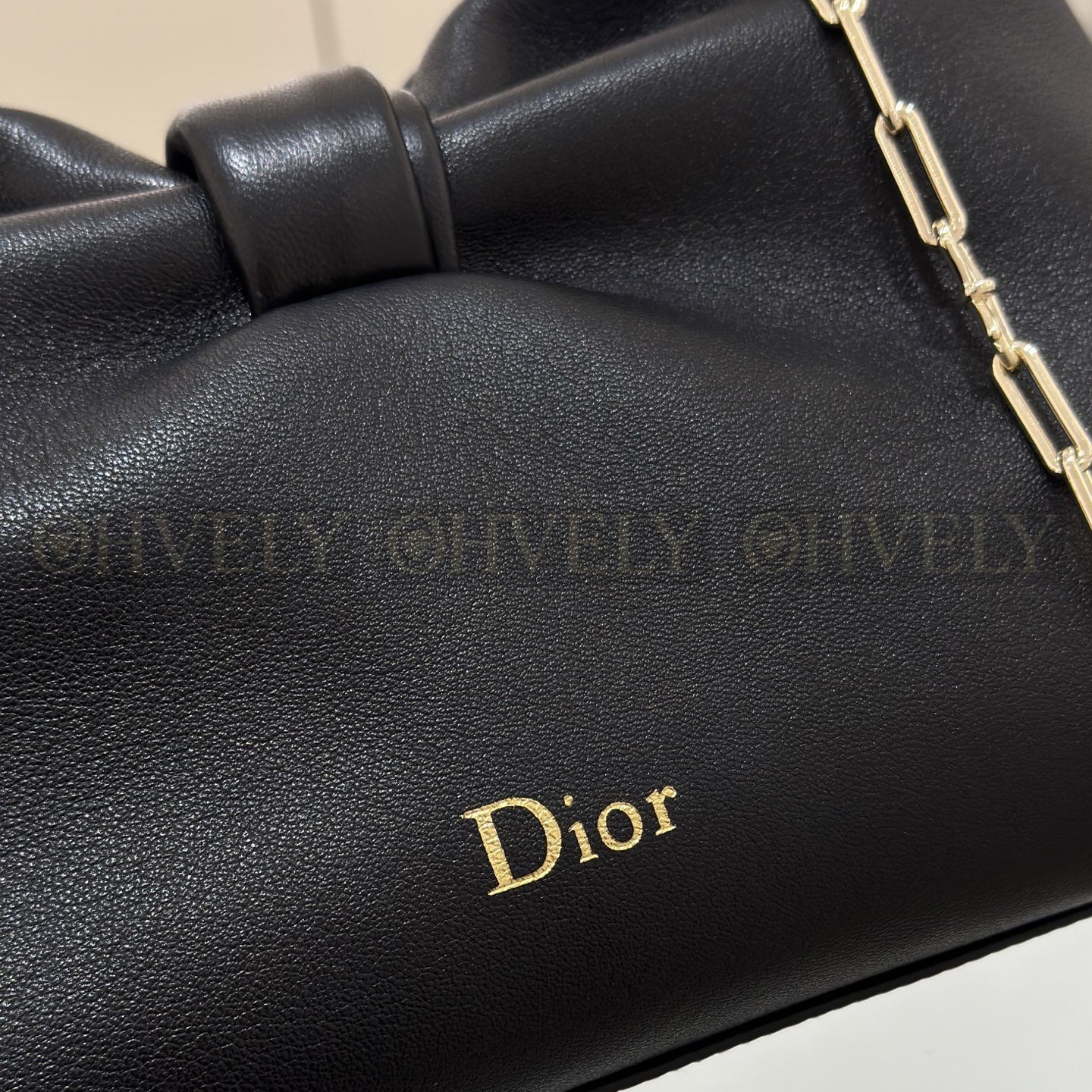 디올 리본 보우백 스몰 블랙