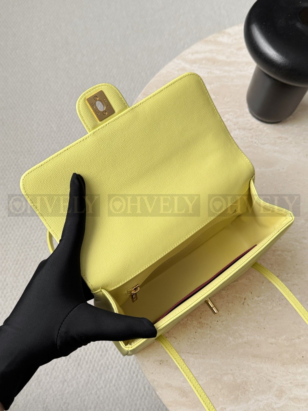 Chanel 스몰 플랩백 제니백 2026 옐로우