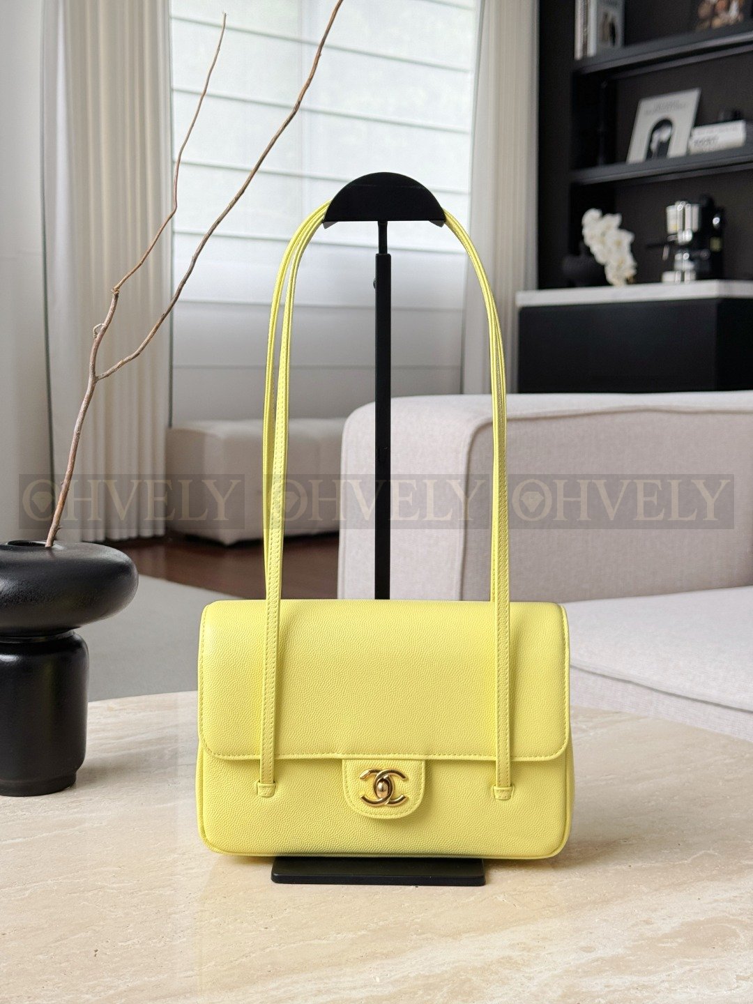 Chanel 스몰 플랩백 제니백 2026 옐로우