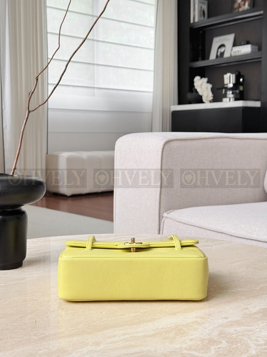 Chanel 스몰 플랩백 제니백 2026 옐로우